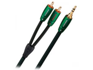 Audioquest Evergreen propojovací kabel Jack 3,5mm - 2 x RCA 2m