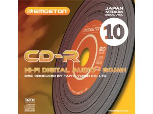 Emgeton CD-R Audio Taiyo Yuden 10ks