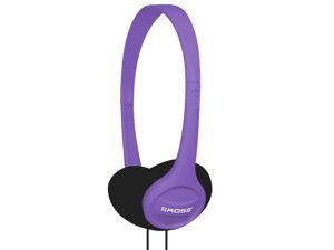 Koss KPH7 přenosná sluchátka - fialová