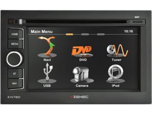 Zenec Z-N720 2-DIN navigace s DVD/CD/USB/Bluetooth