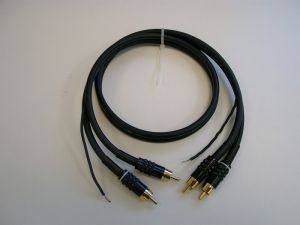 AQ BL 1 Audio kabel pro gramofony 0,75m
