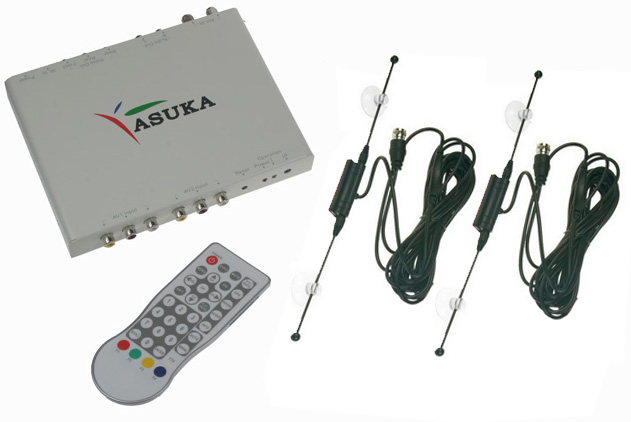 Asuka DVB-T digitální tuner + 2 vnitřní prutové antény