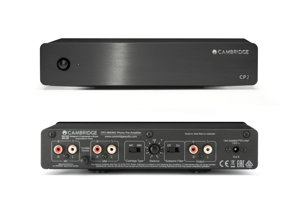 Cambridge Audio CP2 Black Gramofonní MM/MC předzesilovač
