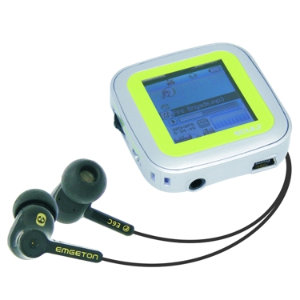 Emgeton X9 4GB White/Green MP3 přehrávač