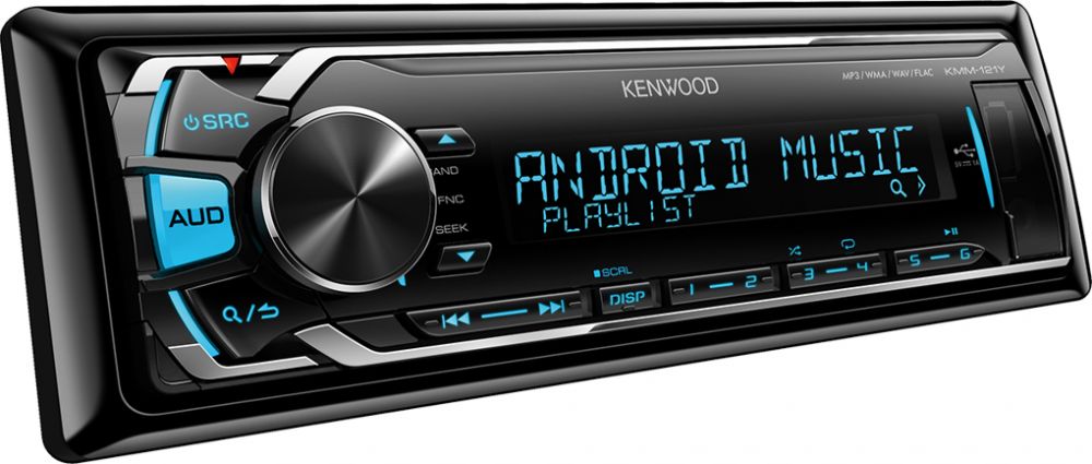 Kenwood KMM-121Y 1-DIN autorádio s FM/USB/AUX