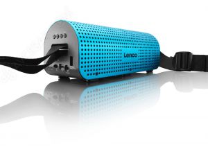 Lenco Grid 7 power banka a přenosný reproduktor s Bluetooth - modrý