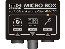 MK AVX150 Micro Box mikrofonní předzesilovač