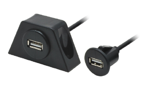 USB 2.0 prodlužovací kabel 2m s držákem