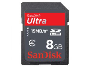 Sandisk SDHC 8GB Ultra Paměťová karta
