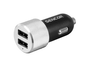 Sencor SCH340 USB adaptér do auta 5V/2,1A + 2,1A