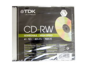 TDK CD-RW 700MB 4x-12x