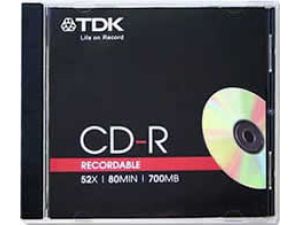 TDK CD-R80JCA CD-R 700MB