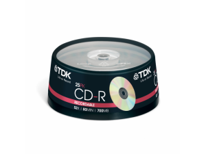 TDK CD-R 700MB, 25ks CAKE