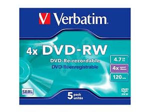 VERBATIM DVD-RW 4,7GB 4x