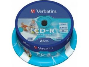 VERBATIM CD-R 700MB, 25ks CAKE