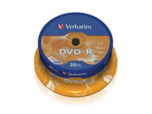 Verbatim DVD-R 16x 25 pack