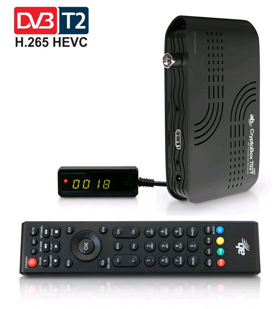 AB CryptoBox 702T mini DVB-T přijímač