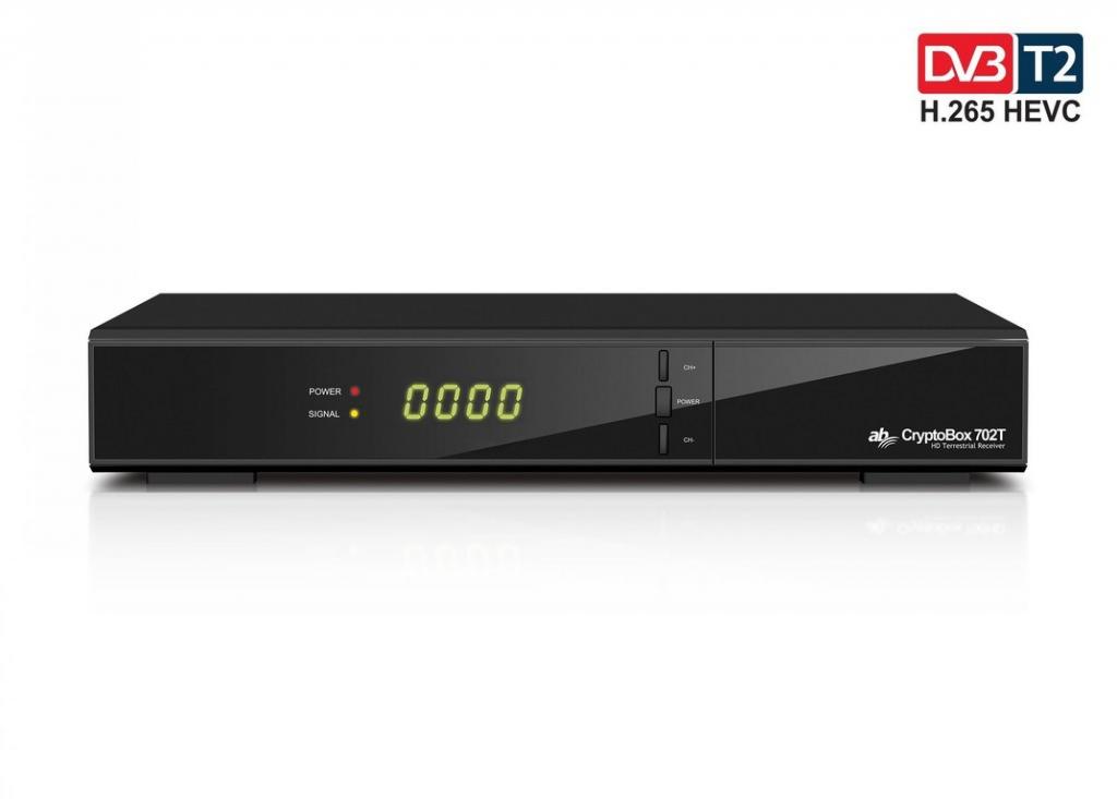 AB Cryptobox 702T DVB-T2/C přijímač