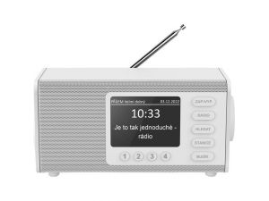 Hama DR 1000 digitální rádio - bílé