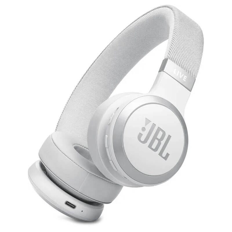 JBL Live 670NC bluetooth sluchátka - bílá