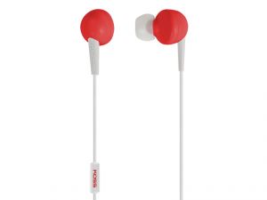Koss KEB6ir přenosná sluchátka do uší s mikrofonem - červená