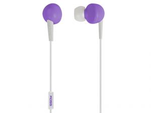 Koss KEB6iv přenosná sluchátka do uší s mikrofonem - fialová