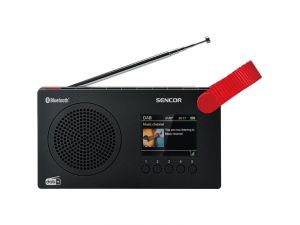 Sencor SRD 7757B DAB - FM rádio - černé